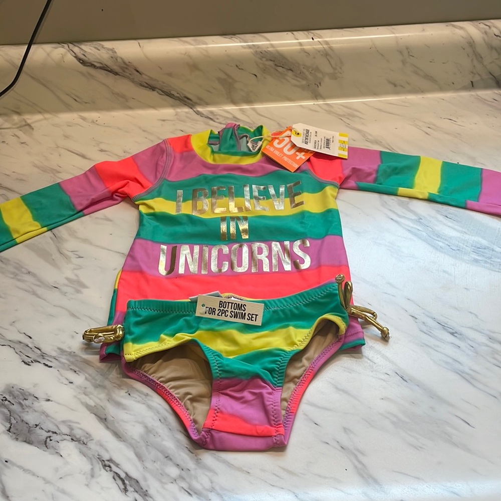 Shade Critters rashgaurd 2 pc swim set